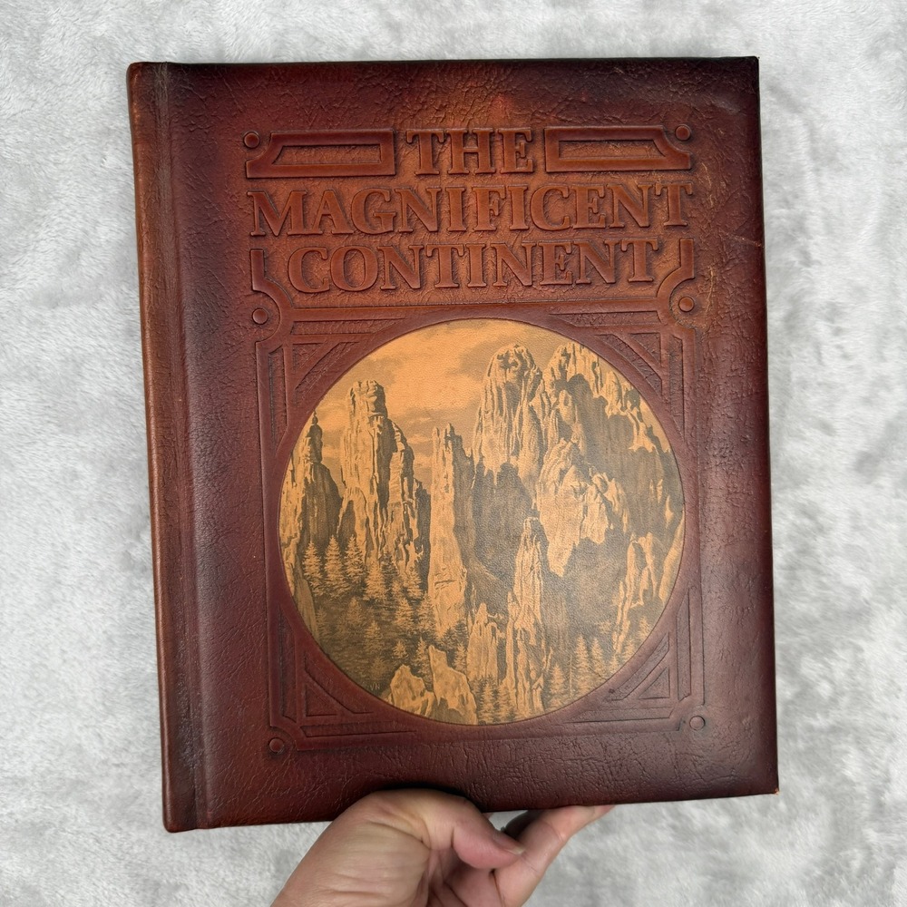 The Magnificent Continent Vintage Illustrated Book 1960s Geography Travel‎